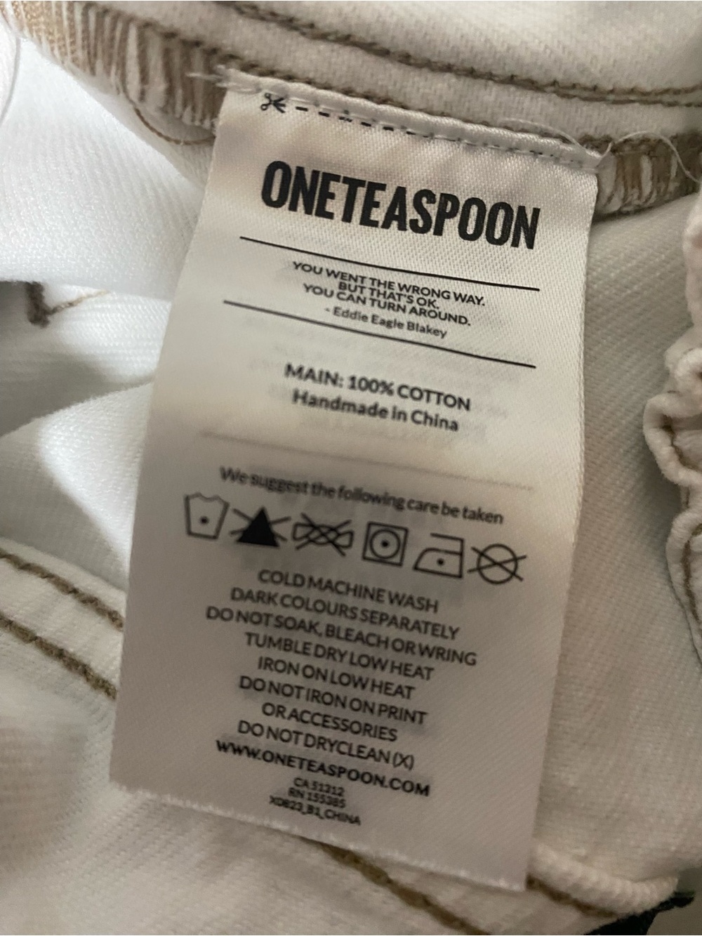 One Teaspoon Shabbies Drawstring Boyfriend Jeans - Picture 8 of 11